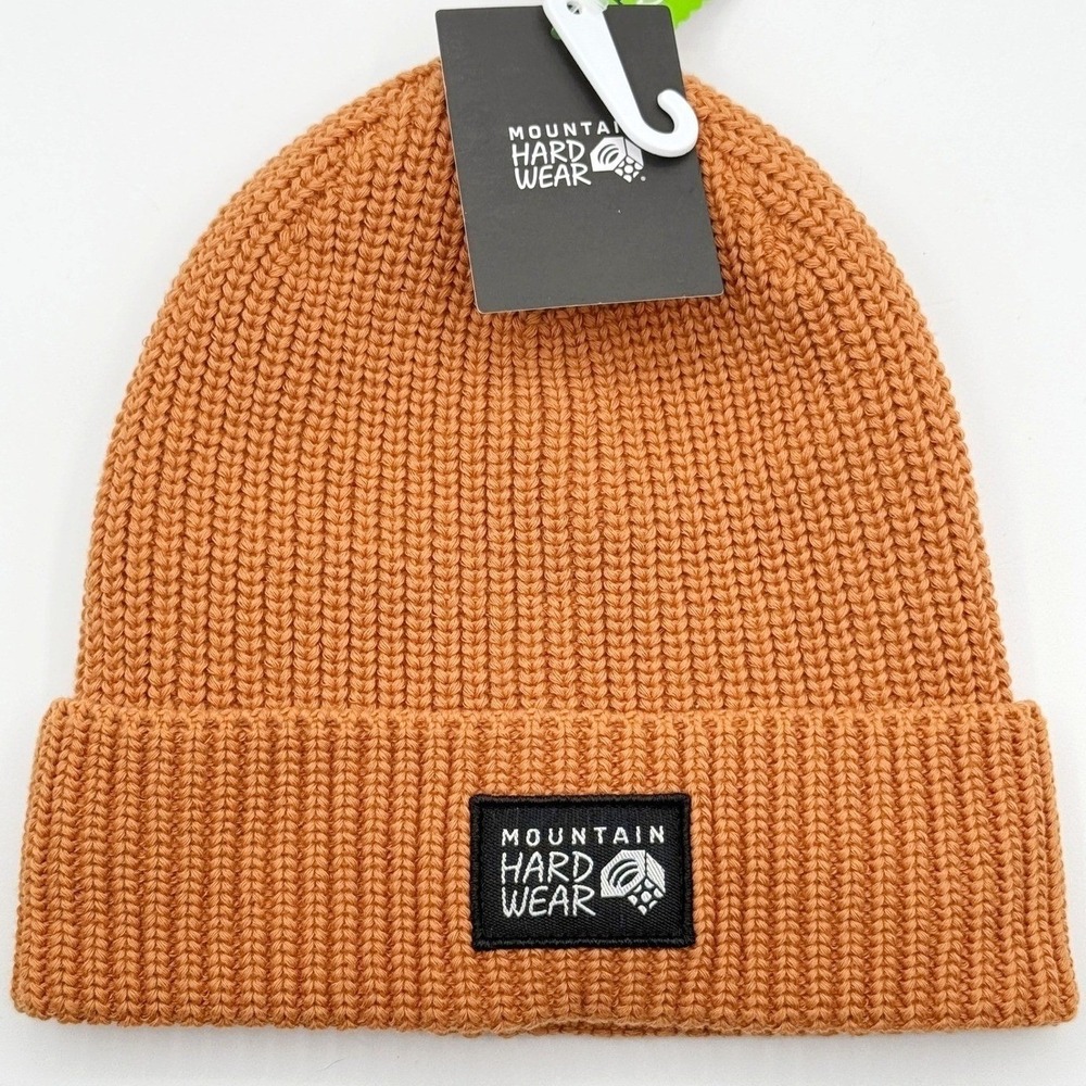 Mountain Hardwear Beanie Fleece Lined Brown Cabin to Curb Winter Hat Adult NWT